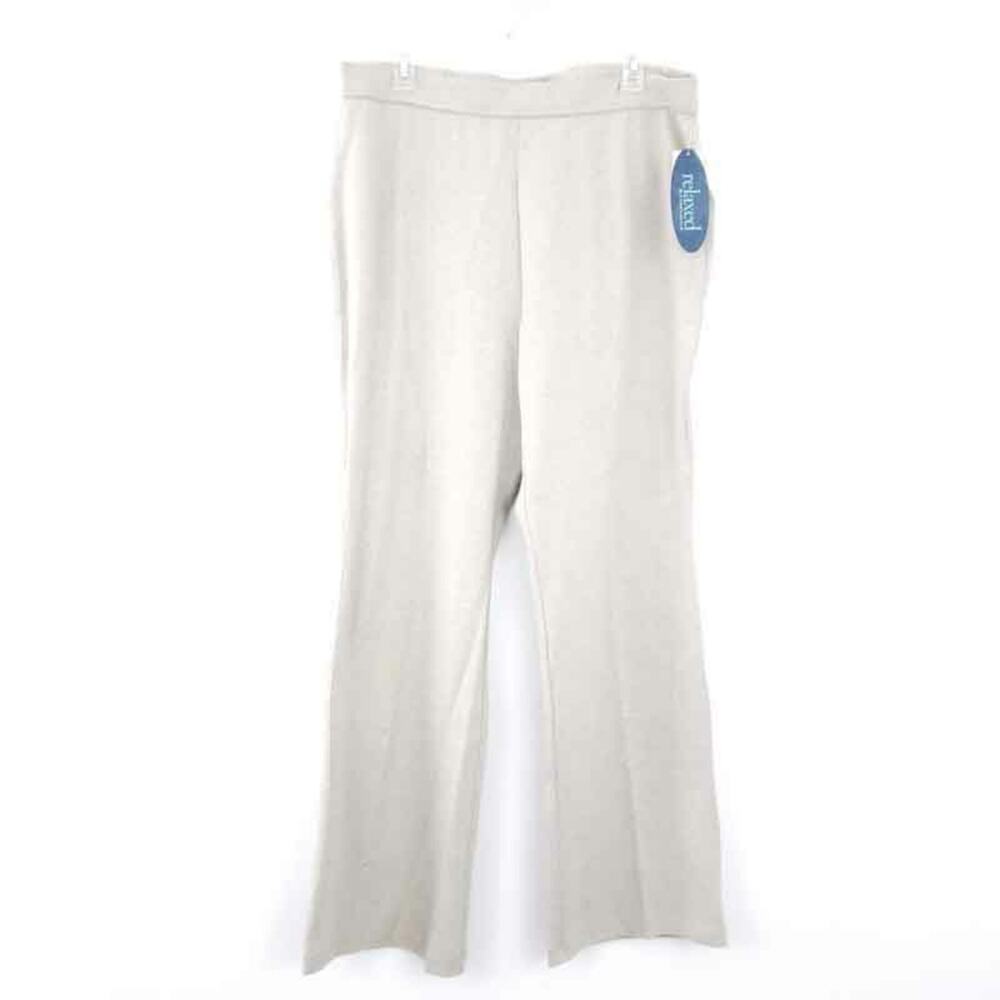 New Charter Club Lounge Pants Tan, Pull On, Elastic Waist Size Large WFH Comfy